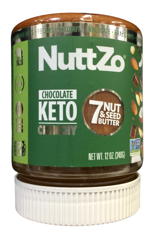 너트조 NuttZo Non-GMO 무설탕 초콜렛 케토 크런치 세븐 너츠 & 시드 버터 340g