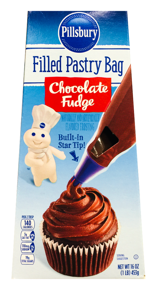 필즈베리 Pillsbury 글루텐-프리 초콜렛 퍼지 프로스팅 튜브 454g