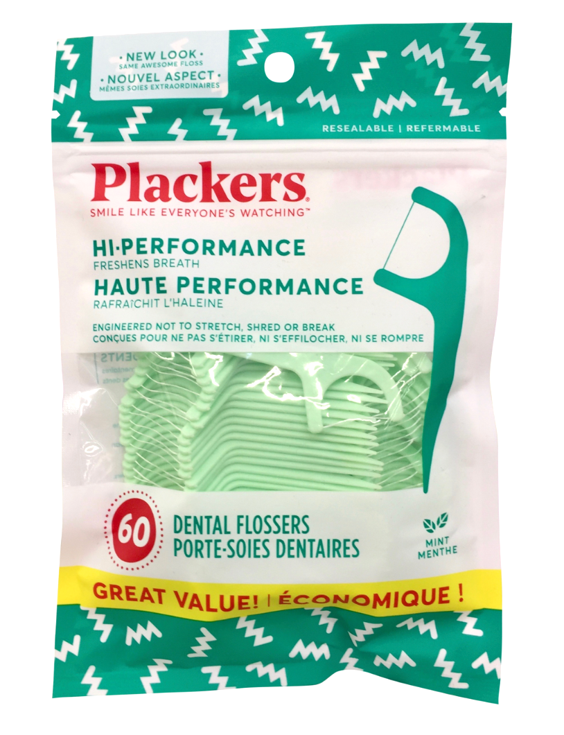 플래커스 Plackers 마이크로 민트 치실 75pc