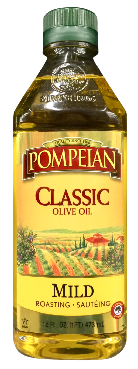 폼페이안 Pompeian Non-GMO 마일드 클래식 올리브 오일 473ml