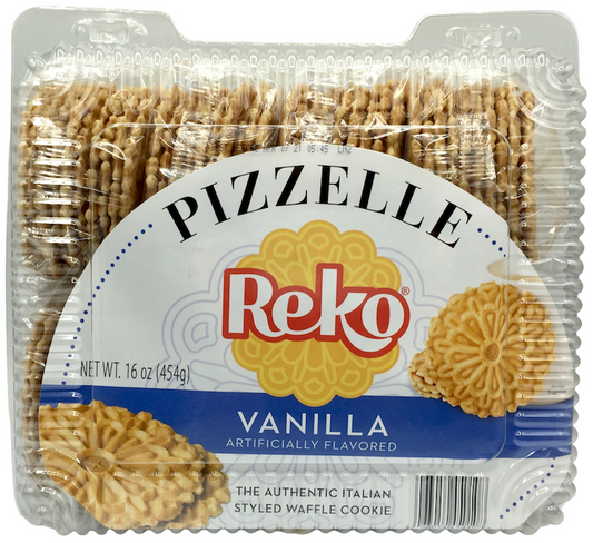 레코피젤 Reko Pizzelle 바닐라 와플 쿠키 454g