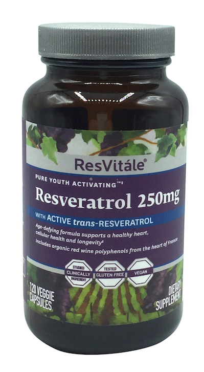 레스비탈레 Resvitalé 레스베라트롤 폴리페놀 250mg 120정