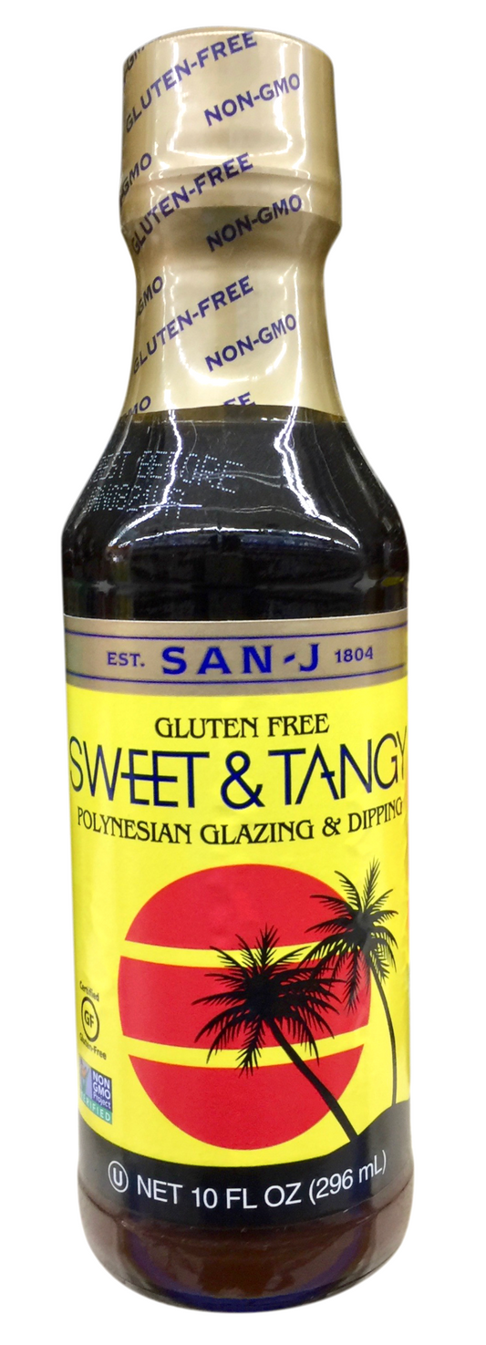 산제이 San-J Non-GMO 글루텐-프리 스위트앤탠지 폴리네시안 소스 296ml