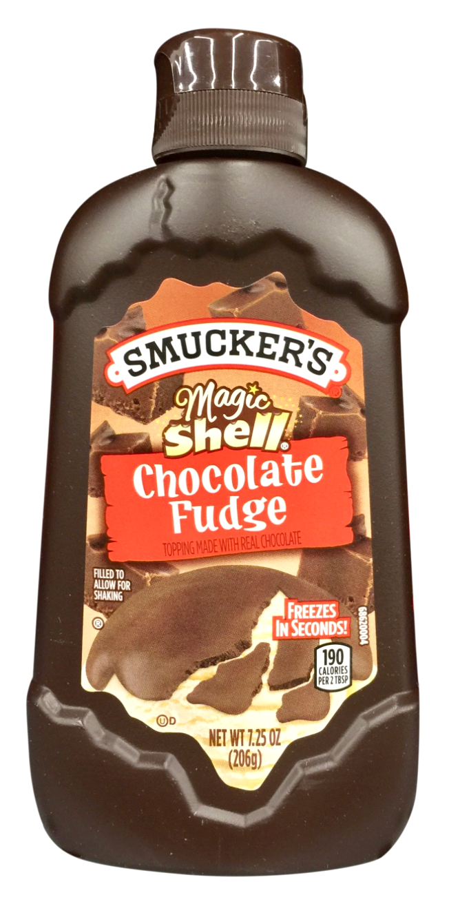 스머커 Smucker's 매직쉘 초콜렛 퍼지 토핑 206g