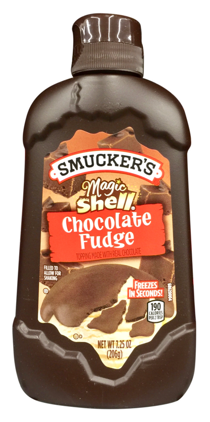 스머커 Smucker's 매직쉘 초콜렛 퍼지 토핑 206g