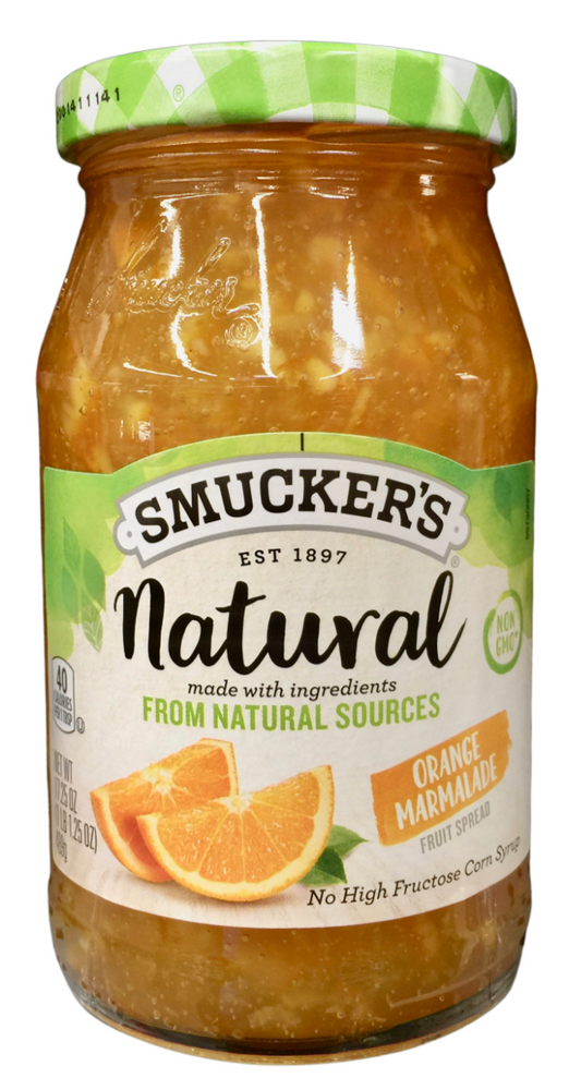 스머커 Smucker's 내추럴 Non-GMO 오렌지 마말레이드 스프레드 489g