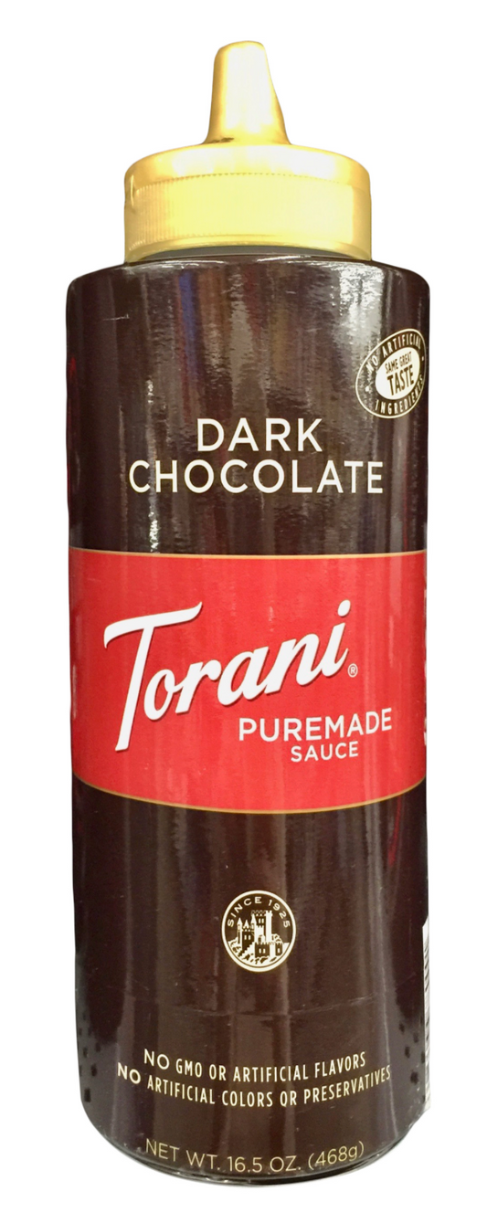 토라니 Torani GMO-프리 다크초콜렛 커피 & 디저트 토핑 소스 468g