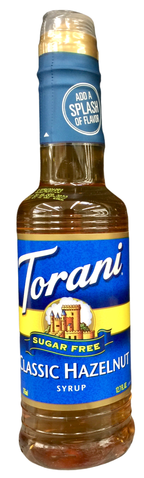 토라니 Torani 슈가/글루텐/칼로리-프리 헤이즐넛 시럽 375ml