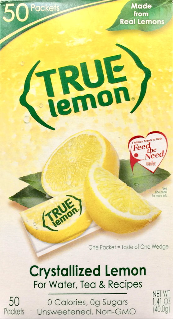 트루레몬 True Lemon Non-GMO 레몬 크리스탈 0.08g 50ct (40g)