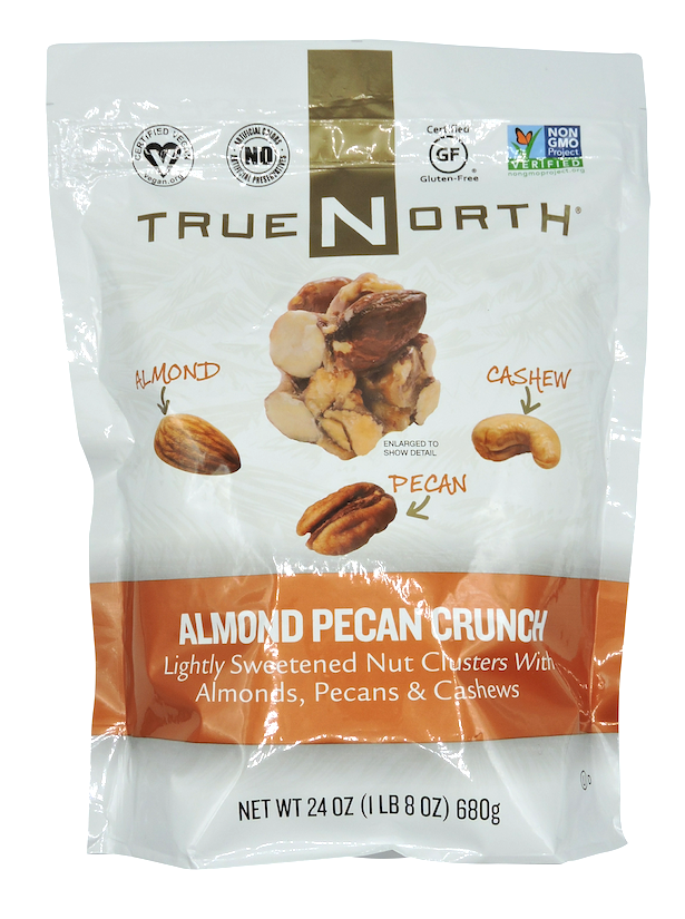 트루노스 True North Non-GMO 글루텐-프리 아몬드 피칸 크런치 566g