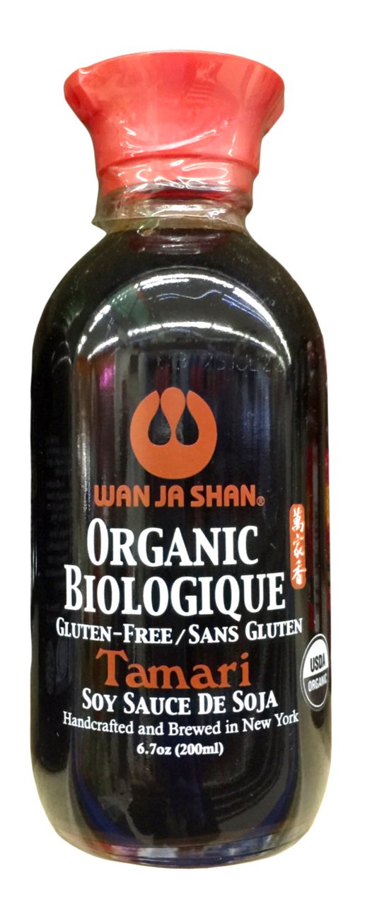 완자샨 Wan Ja Shan 유기농/Non-GMO 글루텐-프리 타마리 간장 200ml *Brewed in NY*